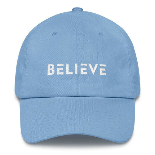 Believe Adjustable Cotton Baseball Cap (Dad Hat)
